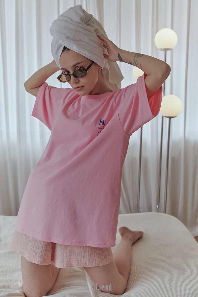Day off - tee (pink)